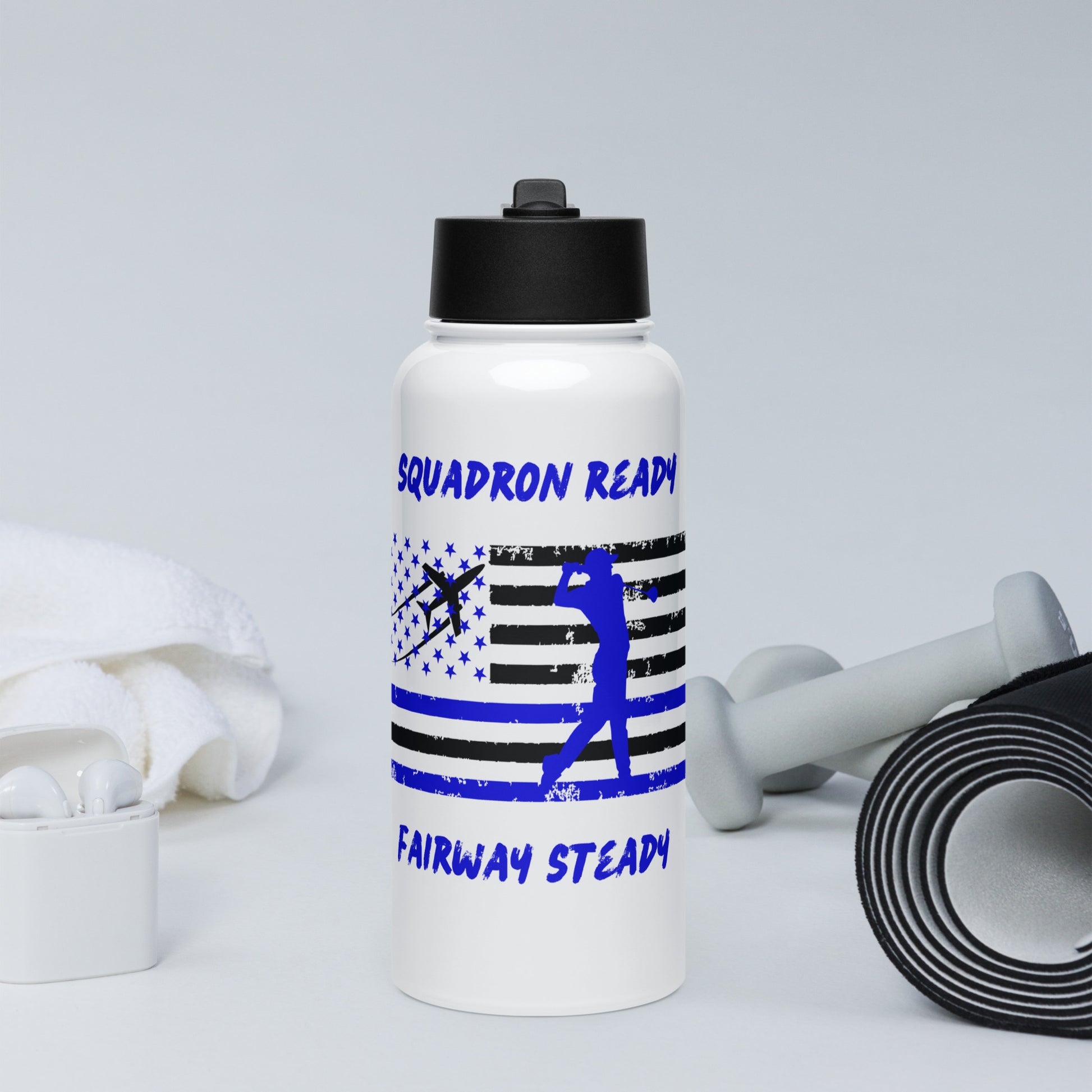 military themed golf bottle for men