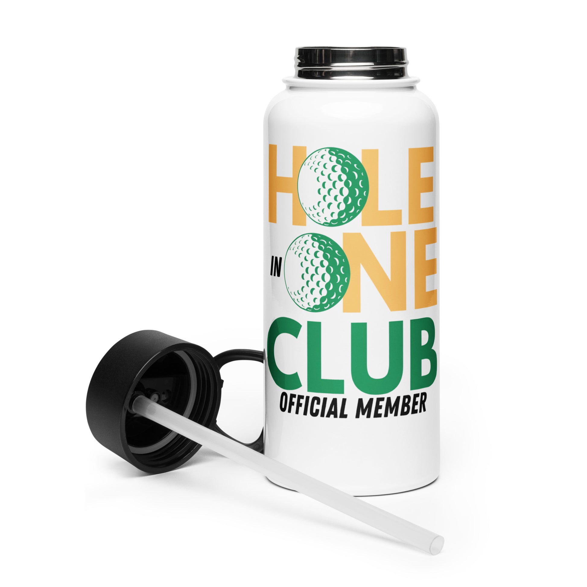 hole in one club official member water bottle