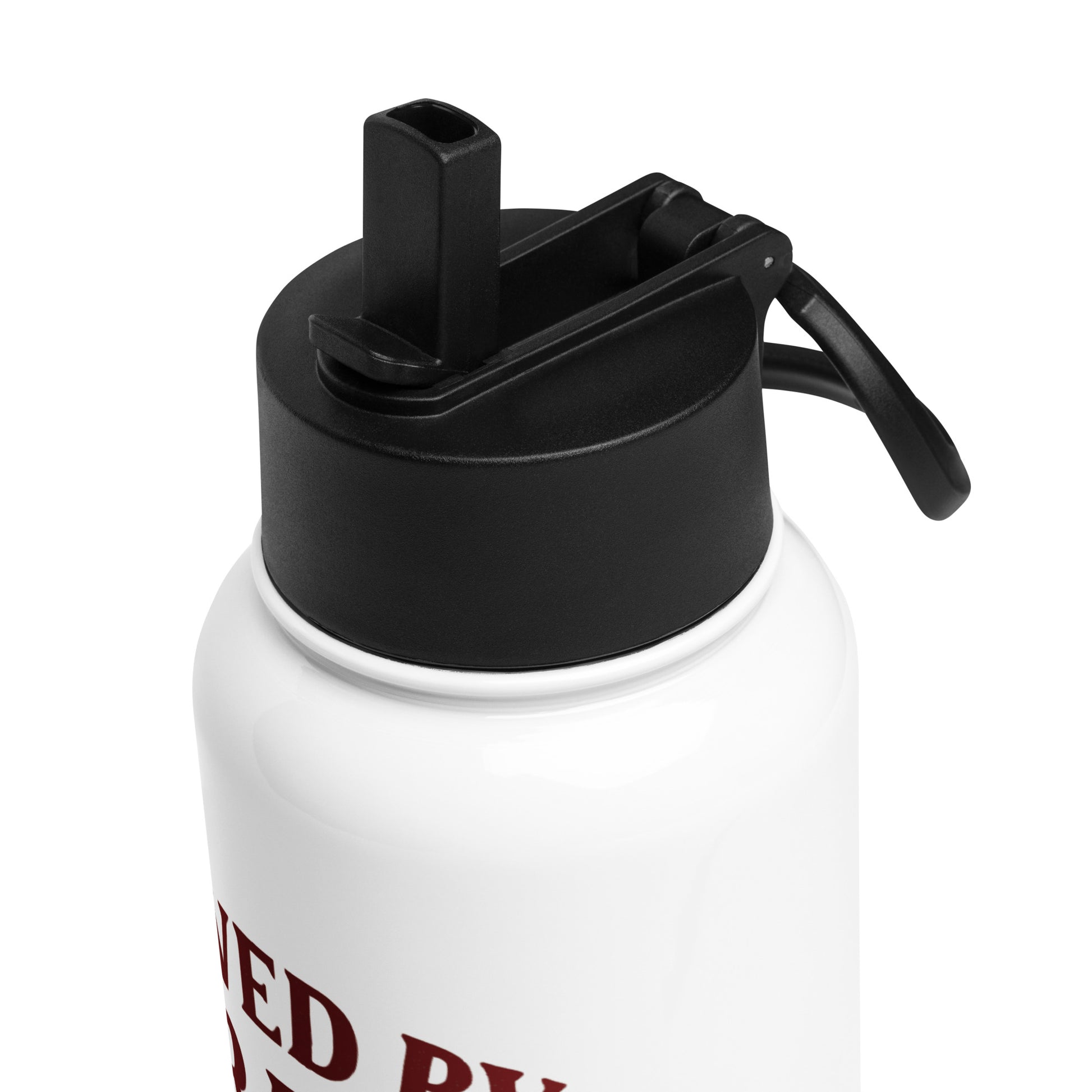 religious gift water bottle with cross
