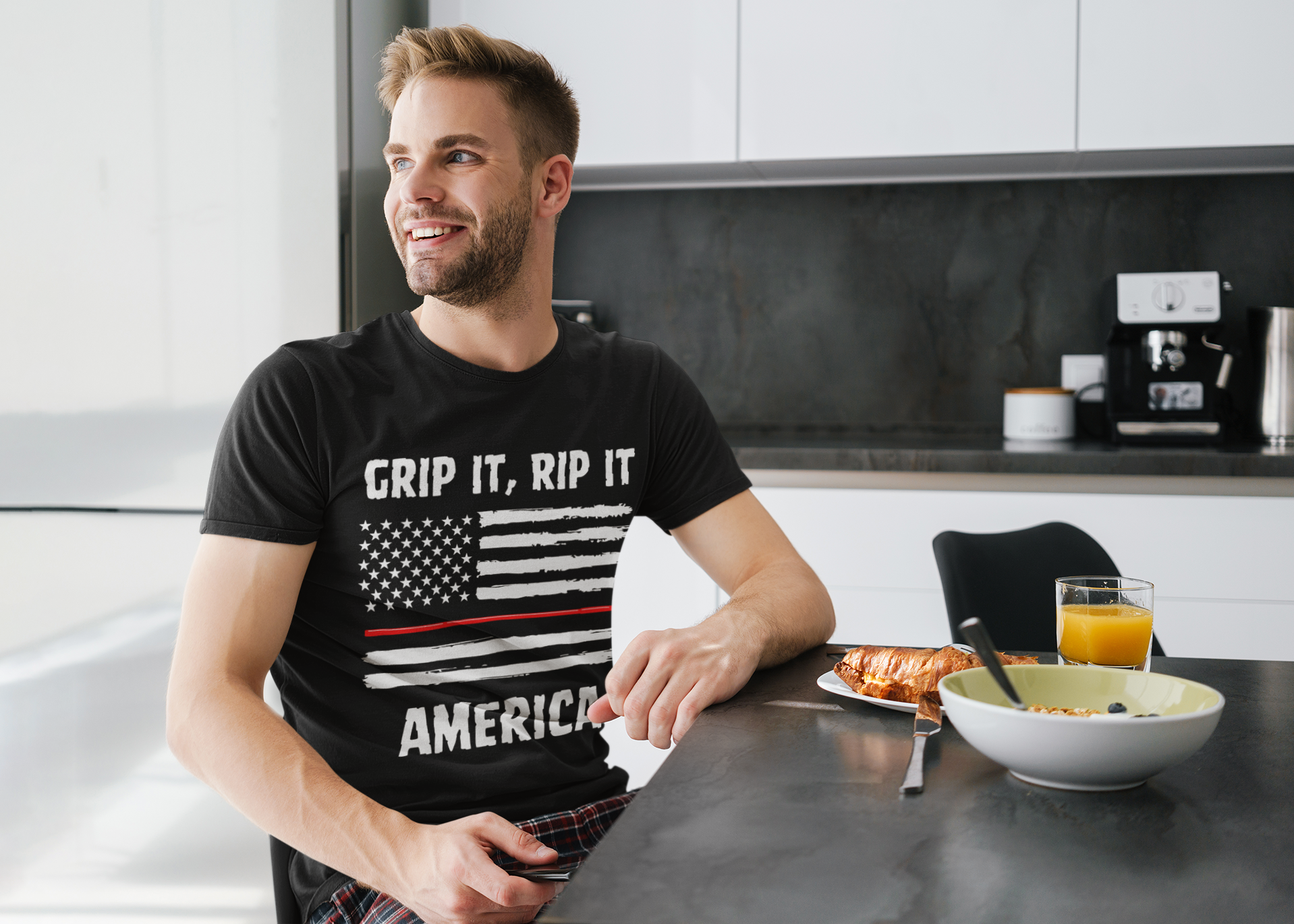 Grip It Rip It America t-shirt design