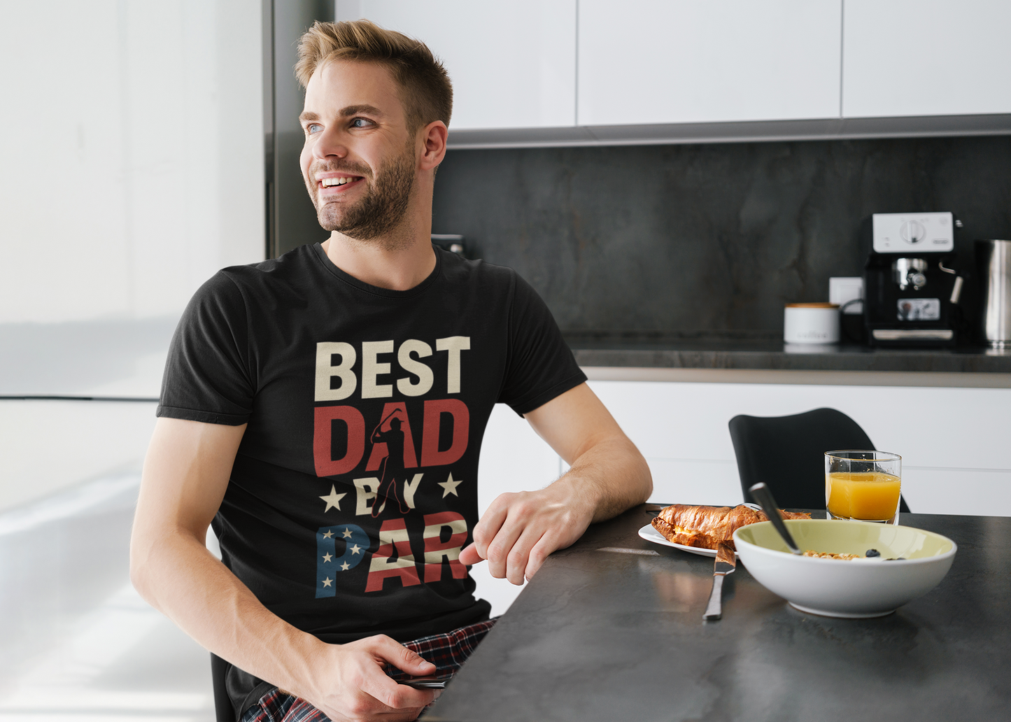 Father’s Day golf dad graphic tee