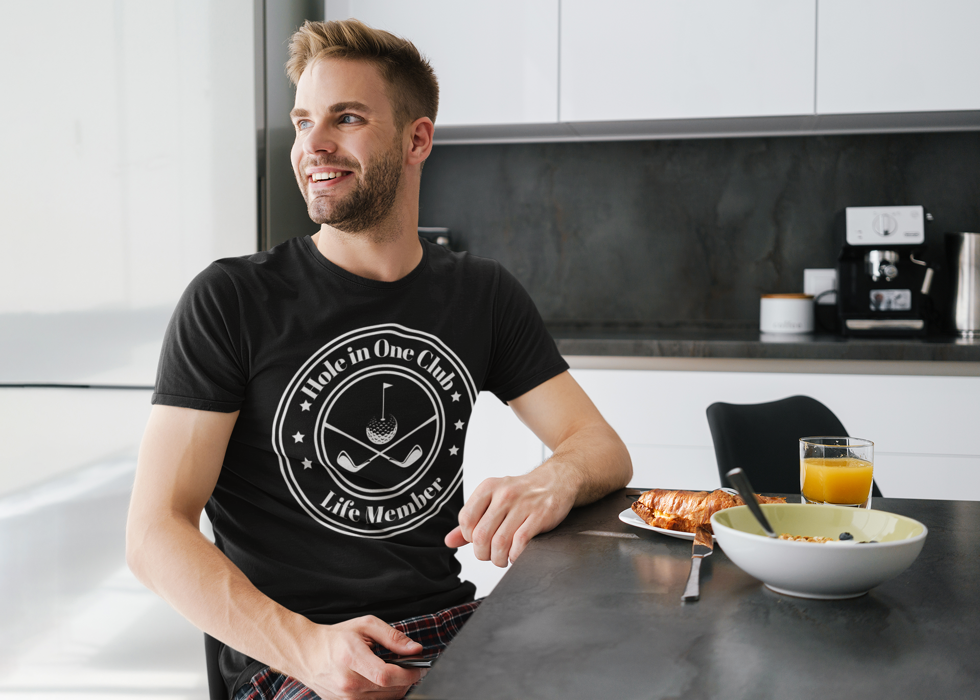 Hole in One celebration T-shirt design