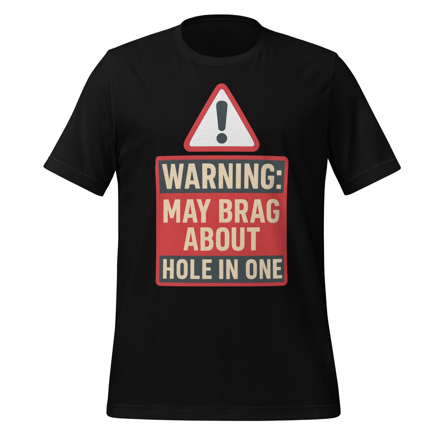 Graphic tee with playful golf-inspired typography