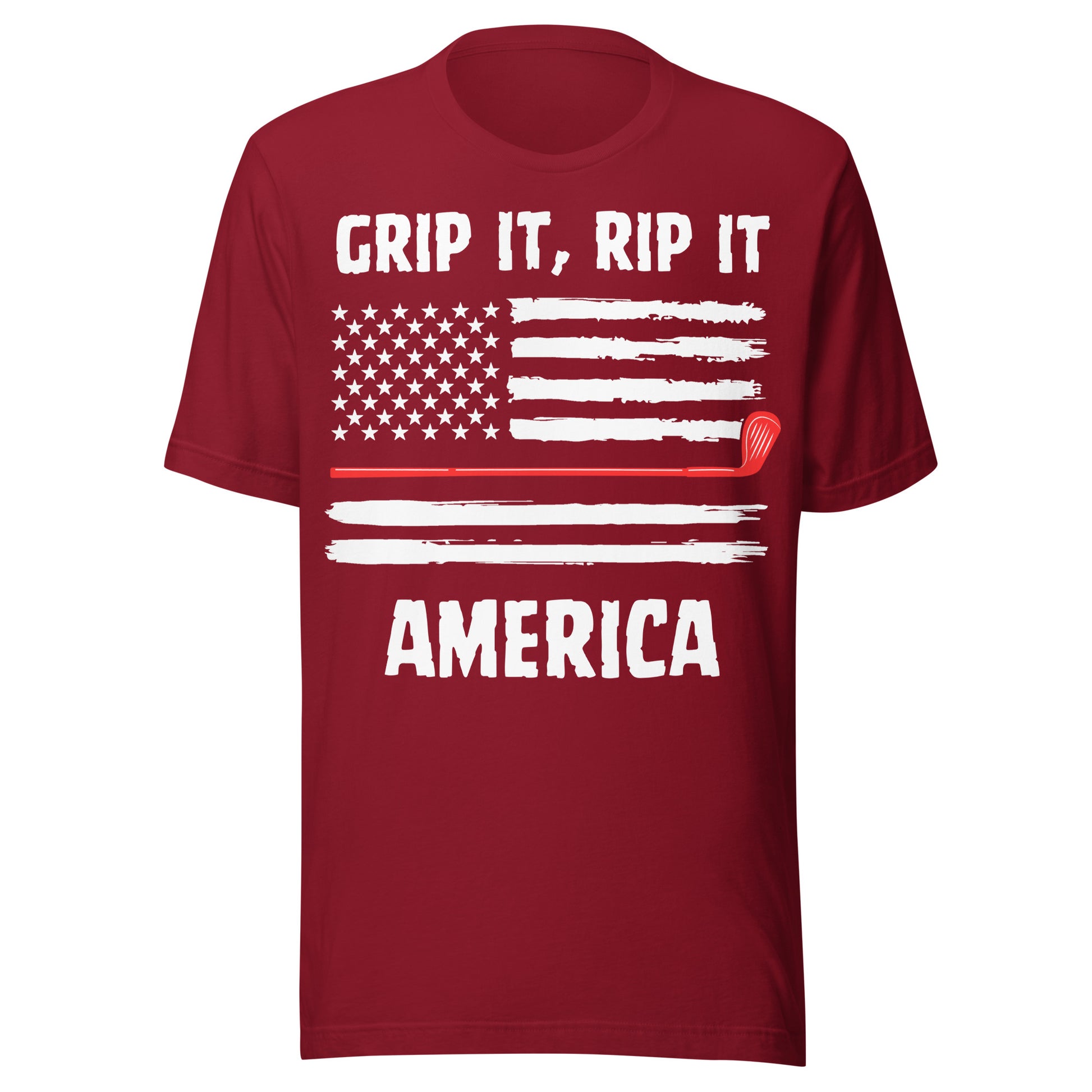 Statement shirt with golf inspiration