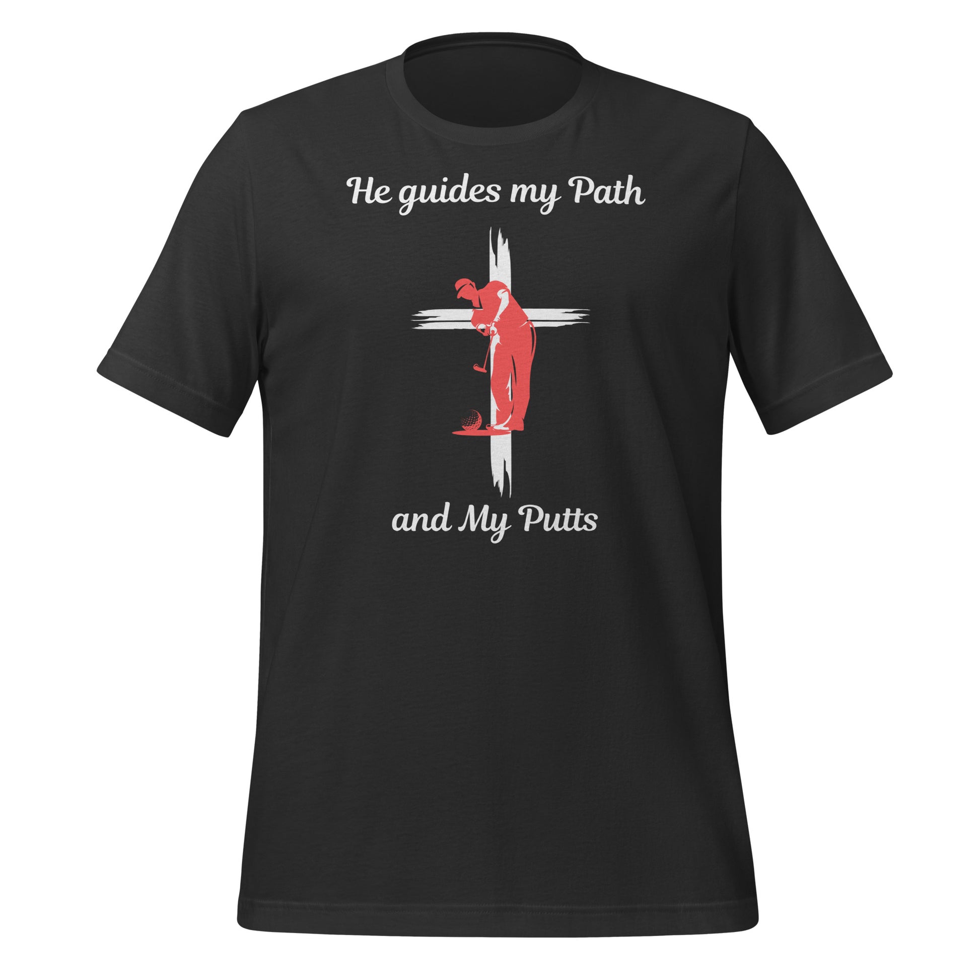 Cross-themed golf putting design
