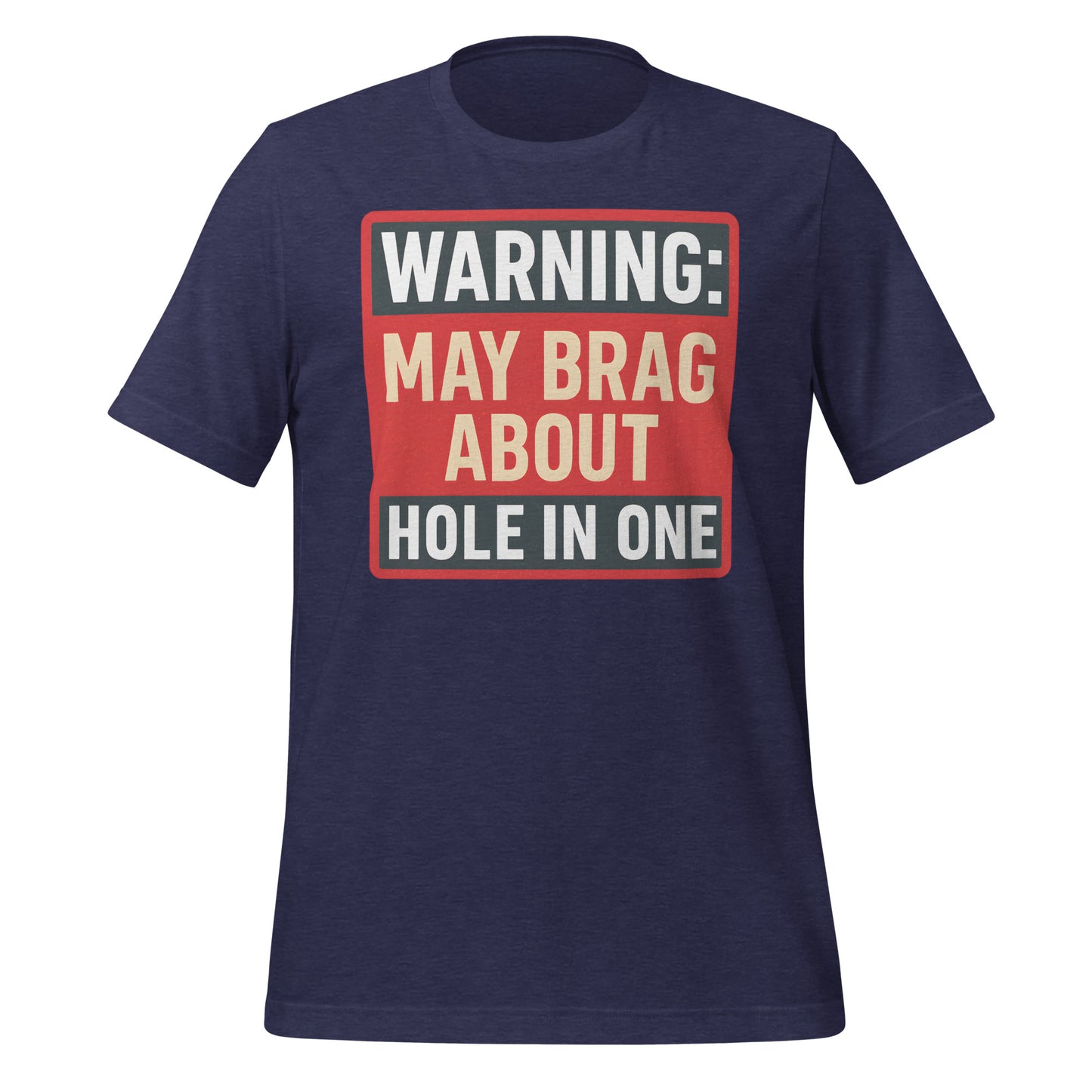 Eye-catching novelty golf T-shirt design