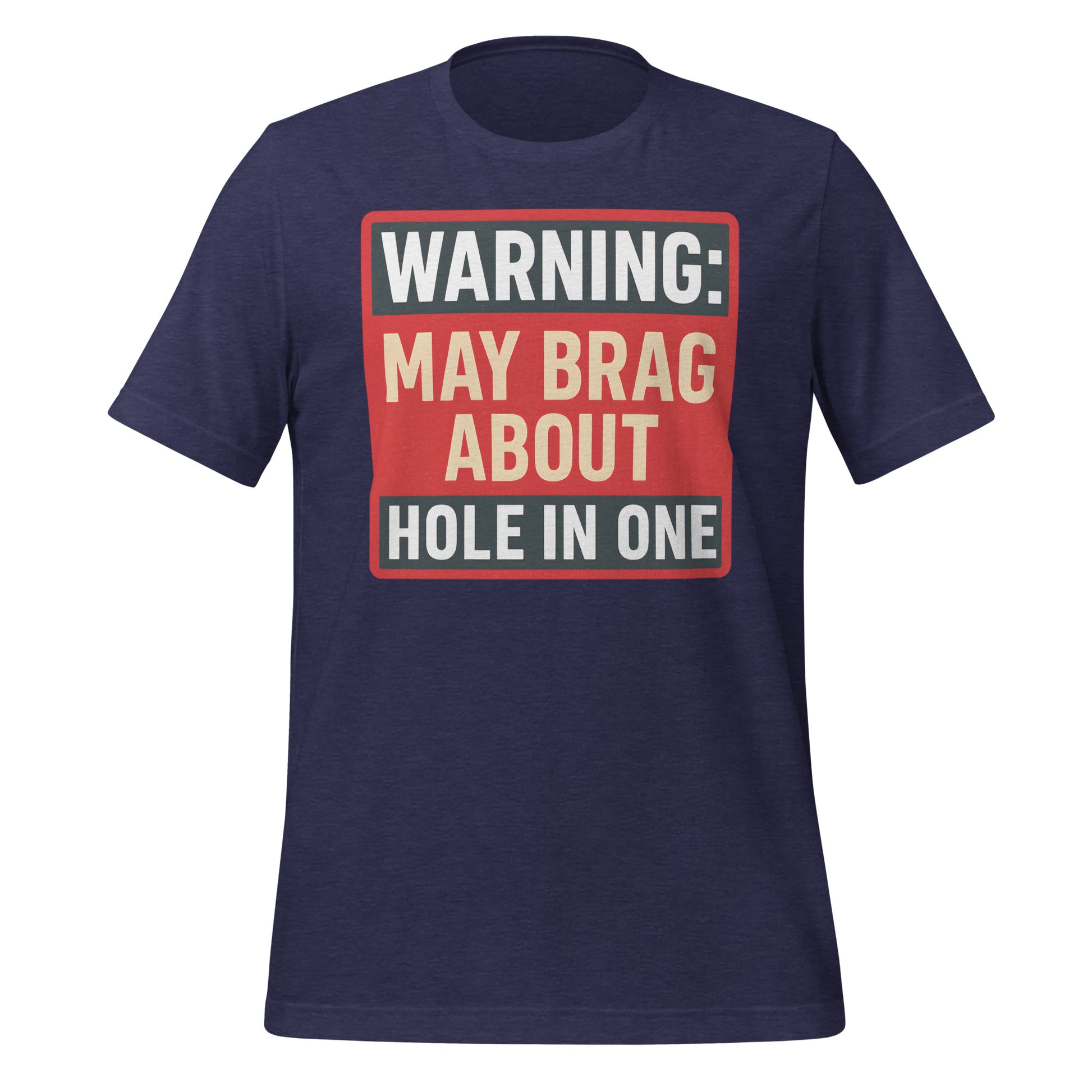 Eye-catching novelty golf T-shirt design