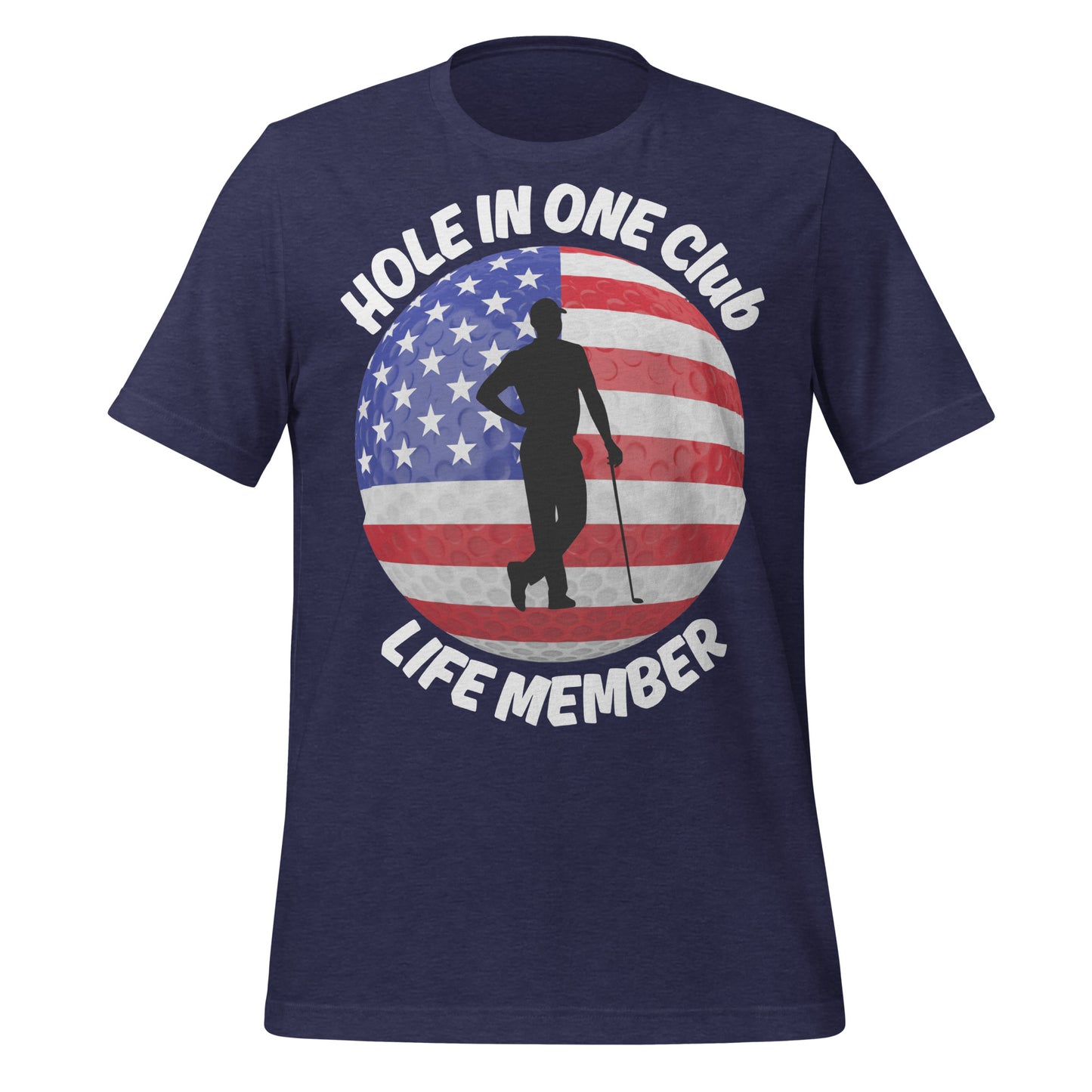 Stylish hole in one celebration shirt design