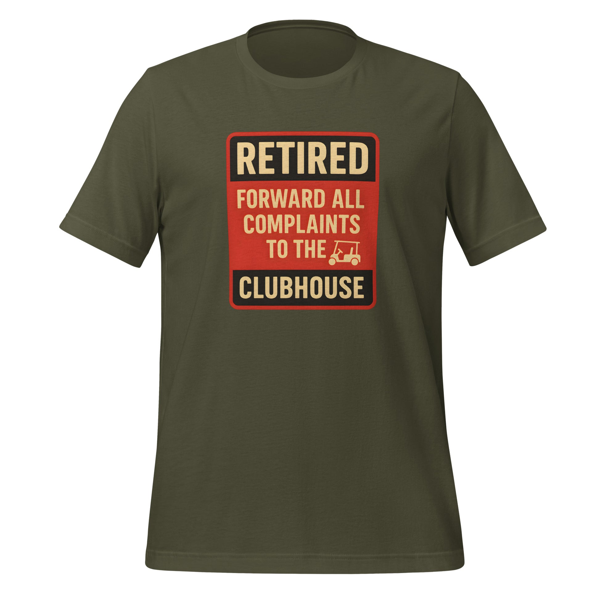 Stylish graphic tee perfect for retired golf fans