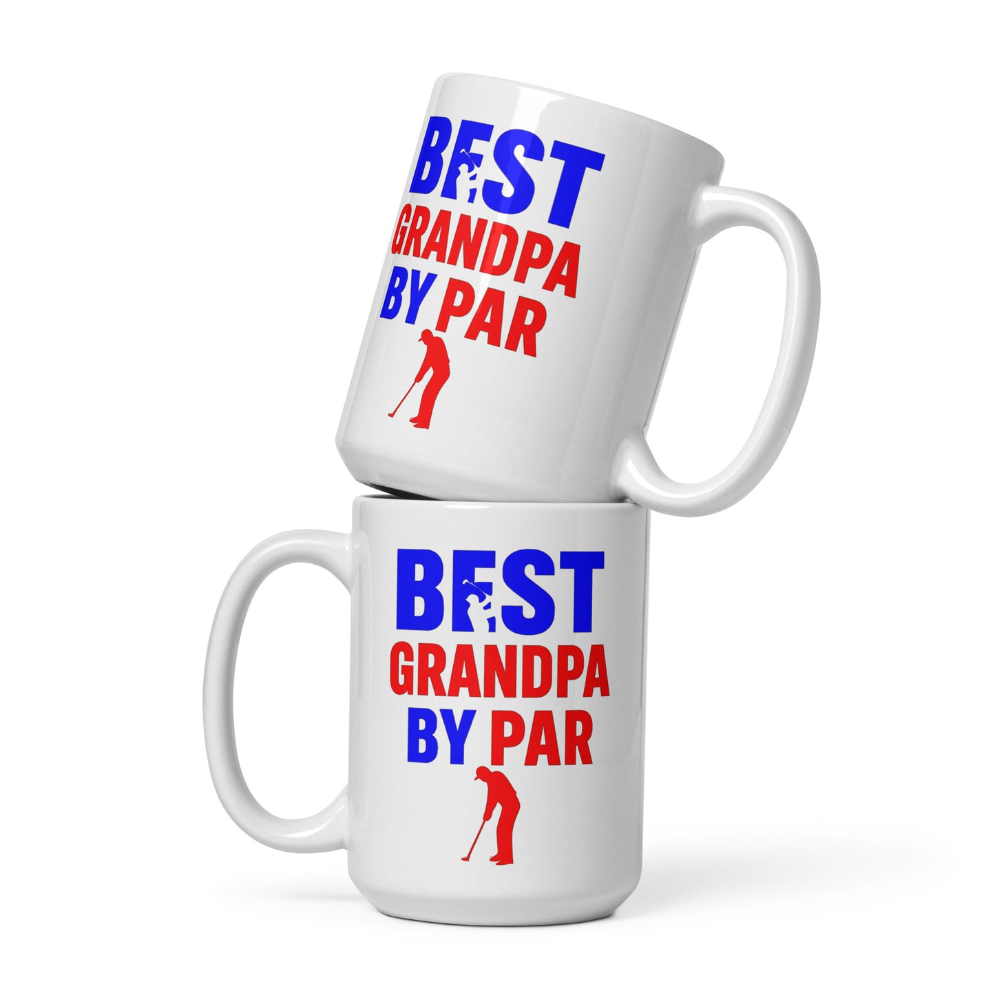 ceramic mug for grandpa golfer 15oz size
