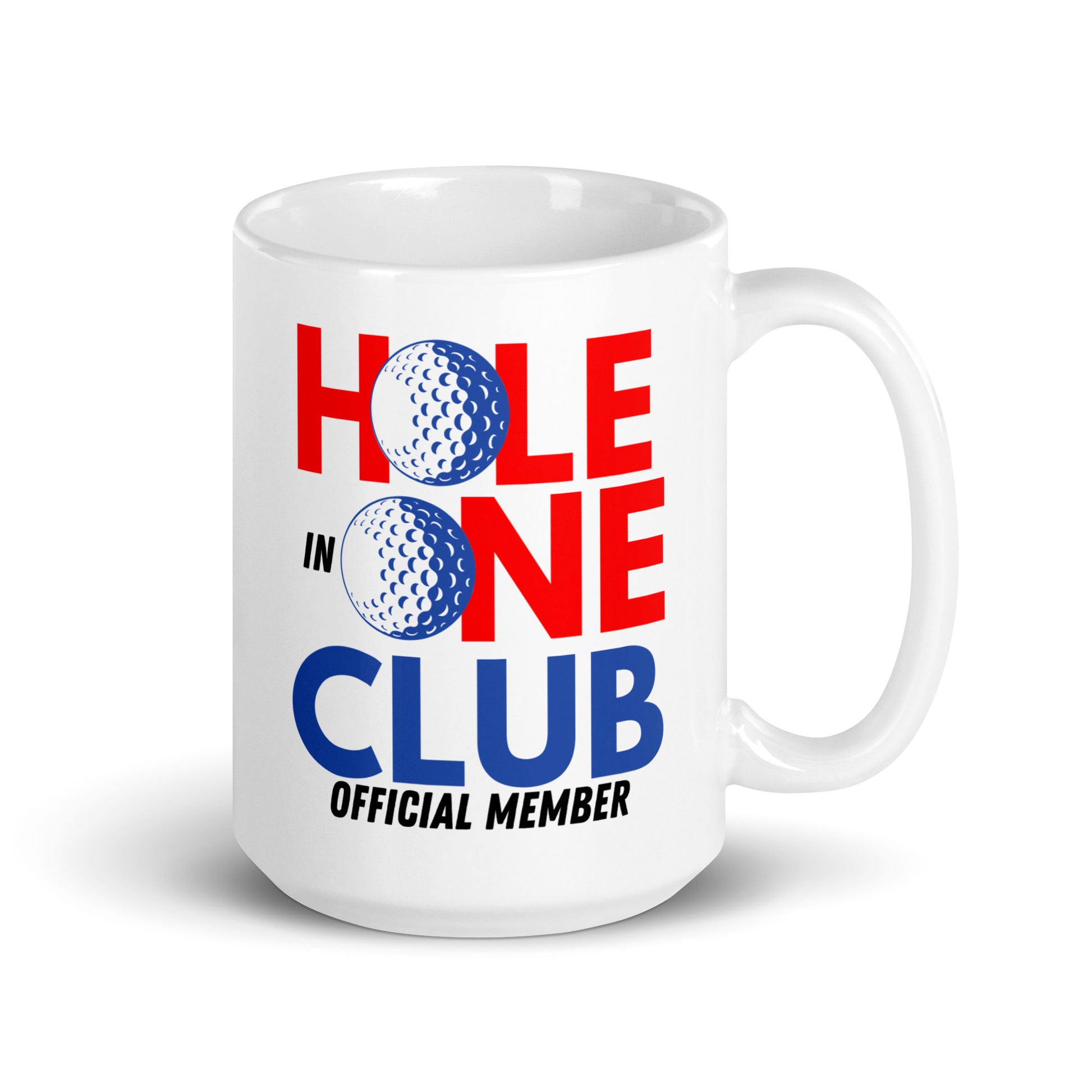 patriotic hole in one club golf mug for golfers