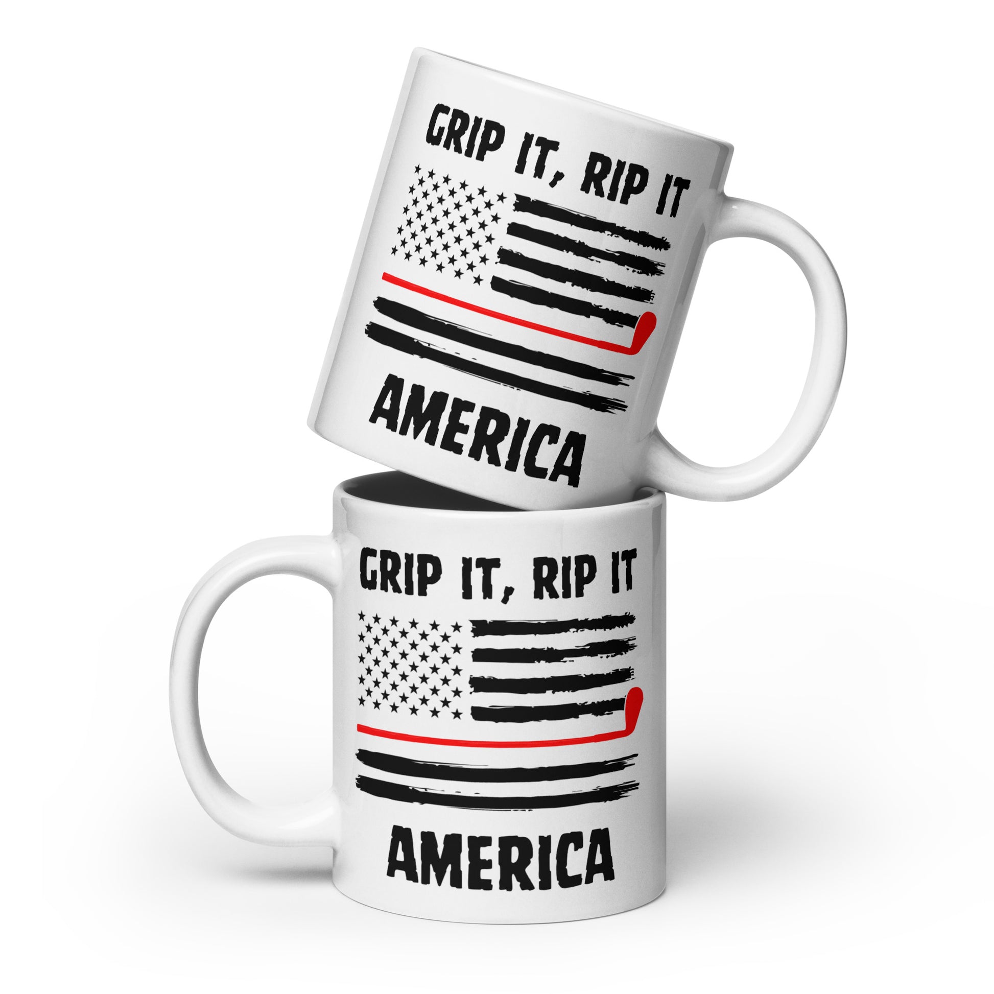 20oz oversized mug with powerful grip it rip it theme