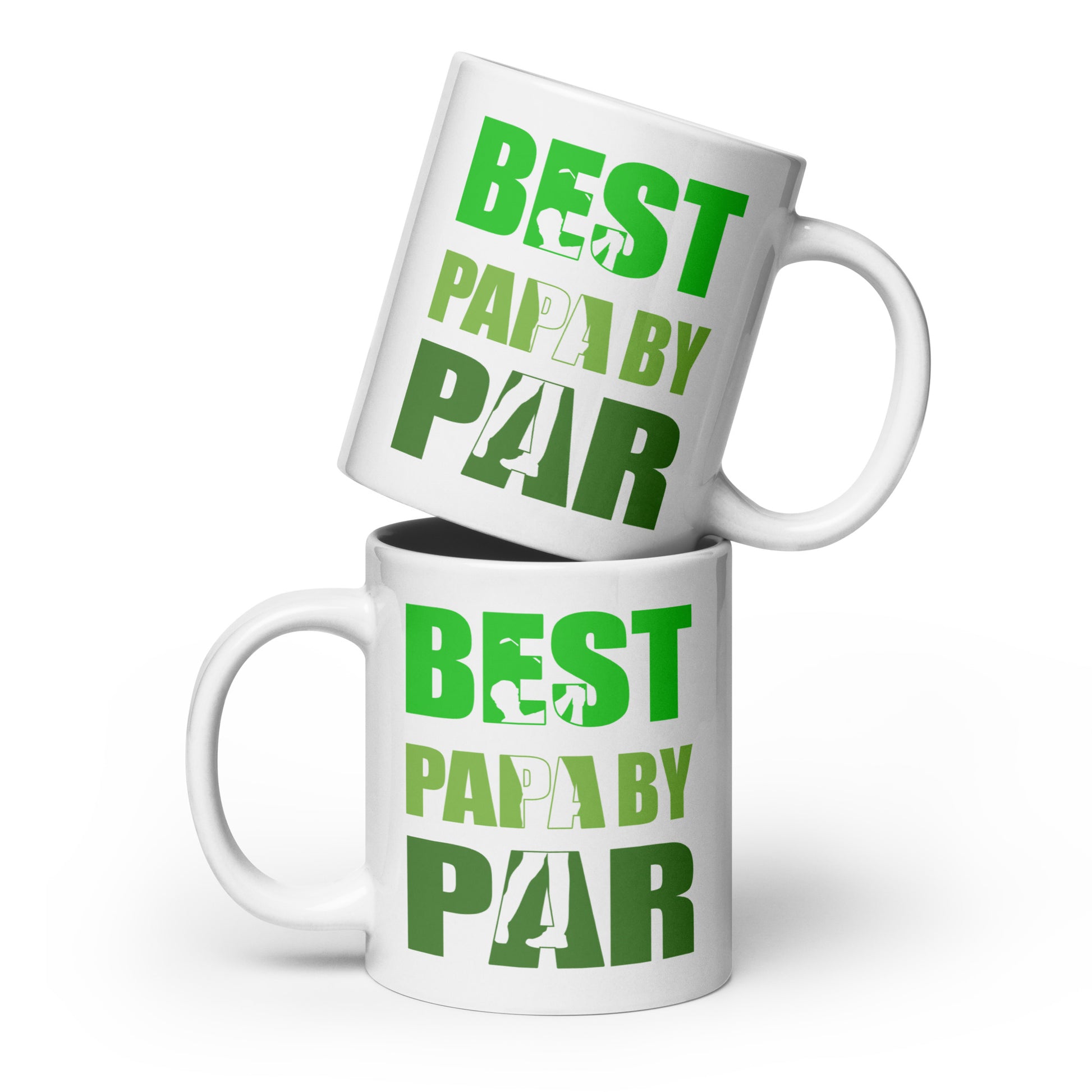 20oz ceramic mug for the best golfing papa