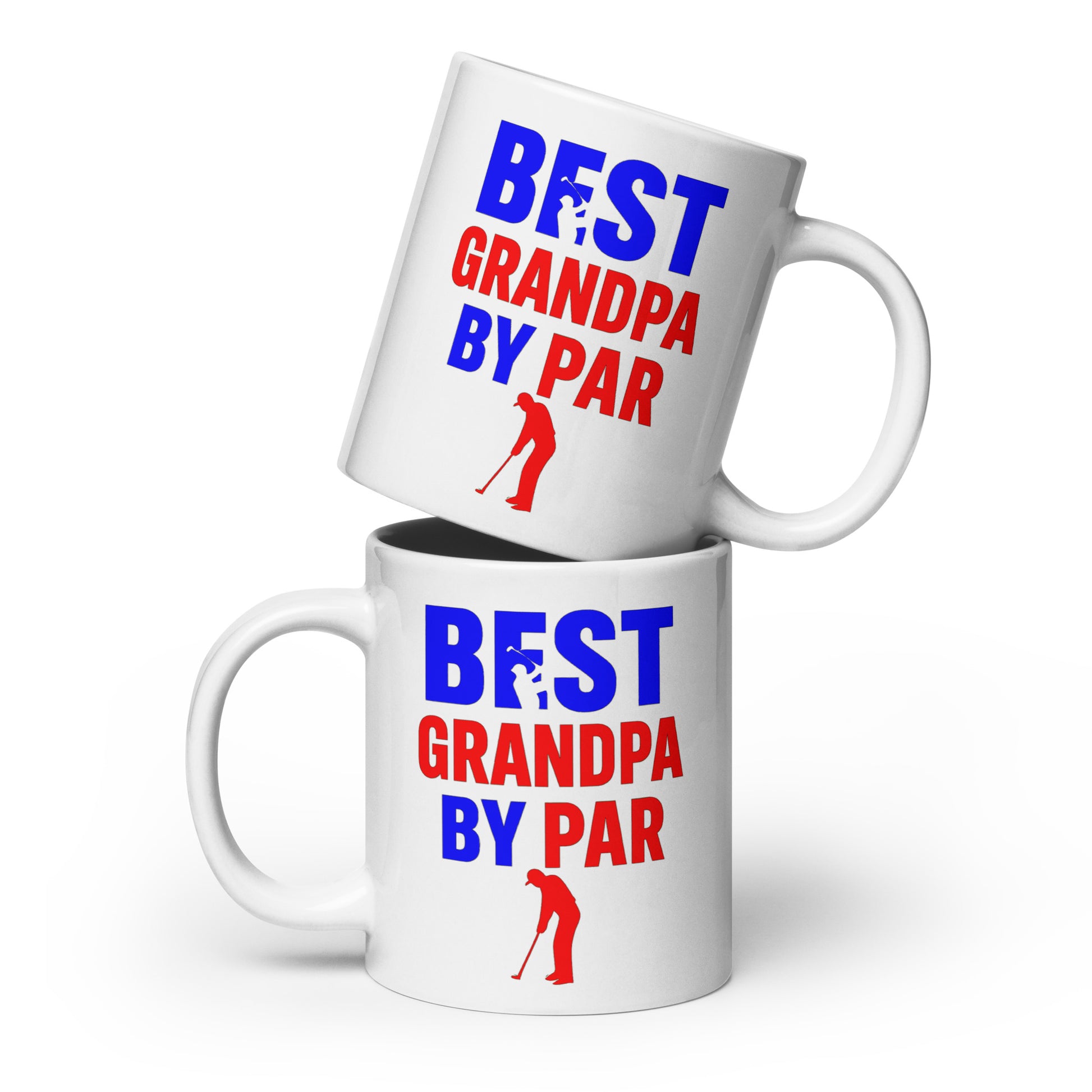 ceramic mug for grandpa golfer 20oz size