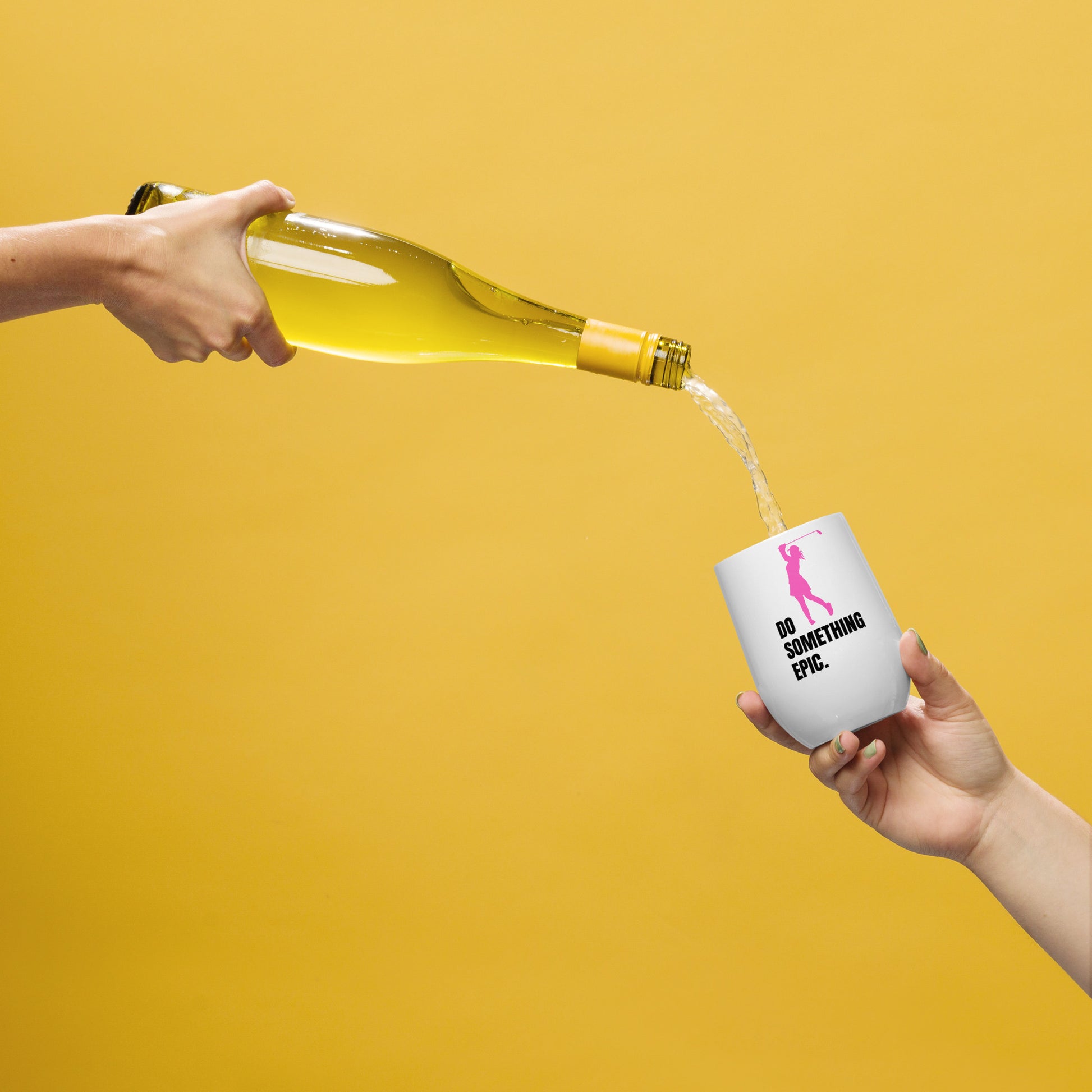 empowering message wine tumbler for women